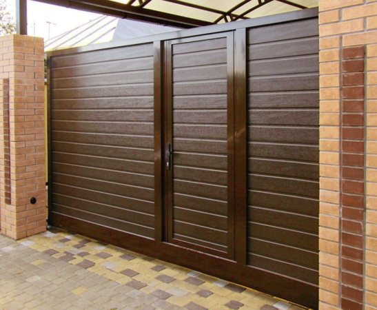 Ворота с калиткой в Тихорецке