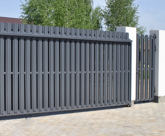 Ворота из штакетника в Тихорецке